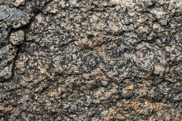 具有裂缝的灰质天然花岗岩结构面 — 图库照片