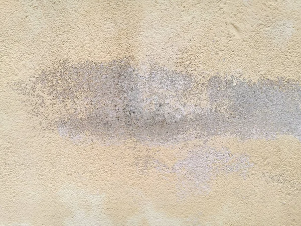 Arkaplan Veya Doku Için Gri Lekeli Sarı Beton Duvar — Stok fotoğraf