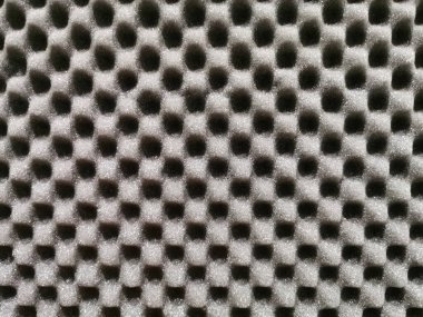 Arka plan için ses geçirmez paralon panelleri, yumuşak odak içinde gri doku