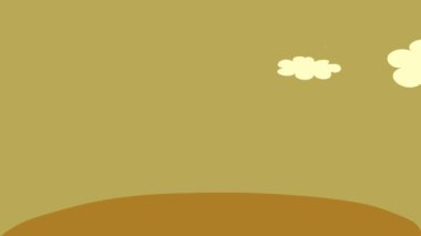 Büyüleyici Duygusal Kavram Sanatının Doğrusal Ölçeklendirme Animasyonu Büyük Olgun Ocağın Öğleninde Düşen Ağacın Yaprakları ile Tasarım Yapılandırıldı