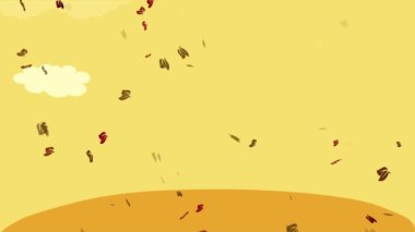 Sersemletici Duygusal Kavram Sanatının Hızlandırılması Yaprakların Büyük Yaşlı Kerestelerden Düşmesiyle Yapılandırılmış Bulutlu Oy Gecesi