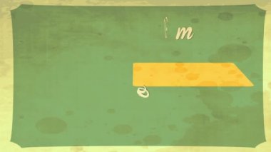 Retro Styled Tomato Fingers 'ı oluşturan basit elementlerin atalet hareketi pastel boyayla çizilmiş ve klasik bir karton desenli sahnenin üzerine kırmızı renkle boyanmış 50S' den kalma mutfak kartına benzer.