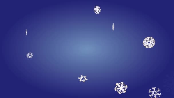Spring Bounce Motion Graphics Merry Christmas Concept Art Animation Com — Vídeo de Stock