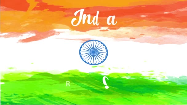 india tiranga stock videos royalty free india tiranga footages depositphotos motion of elements forming understanding science for india freedom day vacation announcement with the national banner multicolor with watercolor and script written with stylish typography