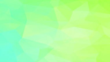 Birleştirilmiş Kaleydoskopik Geometrik Çokgen Figürleri Işık Renkleri ile Jelatinimsi Özü andıran Su Gibi Suyla Kavramsal Siluet Oluşturuyor