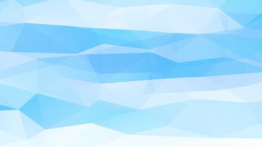 Kavramsal Origami Doku Şeklinin Kavramsallaştırılmış Kaleydoskopik Hareketi Mavi ve Üç Boyutlu Yumuşak Tonlarını Kullanarak