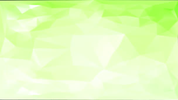 三角形で構成された概念モデリング構造の対角移動緑と冷凍ロッキー山脈をエコー3D効果を作成 — ストック動画