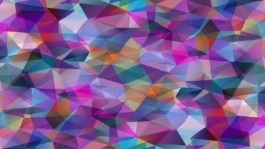 Soyut Mozaiği Geometrik 3 boyutlu altıgenler ve farklı renklerin oluşturduğu küçük üçgenlerle oluşturulan piramit biçimleriyle çapraz feragat