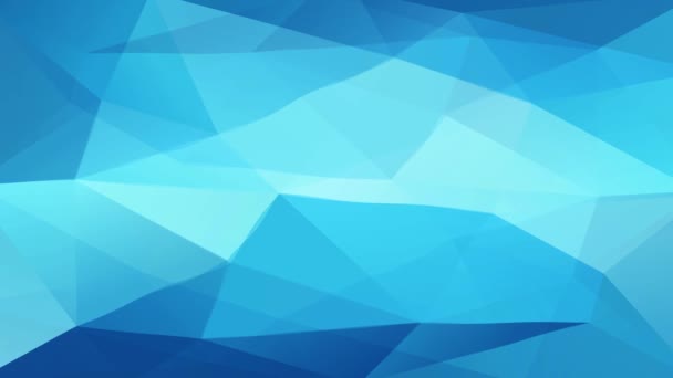 Renuncia Diagonal Del Triángulo Azul Que Crea Figuras Del Polígono — Vídeo de stock