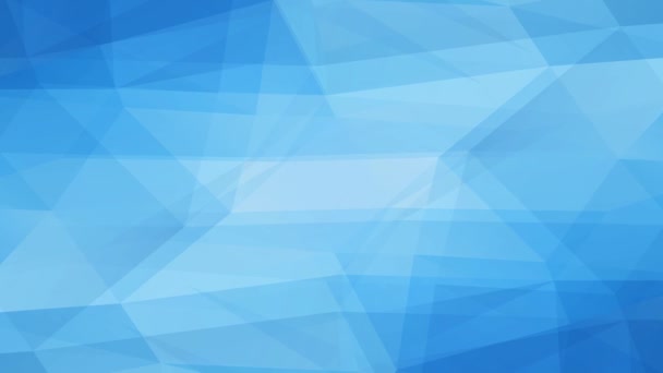 Efeito Zoom Imersivo Polígono Geométrico Abstrato Azul Criando Congelar Como — Vídeo de Stock