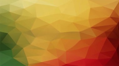 Aydınlık ve koyu renk üçgenlerinin oluşturduğu soyut biçimlerin çapraz feragatnamesi bir mozaik oluşturmak için bir araya getirilir.