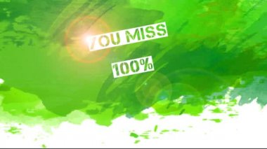 Atalet İçeceği Bağımlılığı Kaydırağıyla Birleştirildiğinde Yeşil Sulu Sahne Üzerine Şablon Tipiyle Yazılan İçeceklerin% 100 'ünü Özlüyorsun