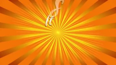 İlkbahar ve yaz döneminin yumuşak animasyonu Palm Evergreen ile üç boyutlu tipografi ile yazıldı ve ışıltılı bir arka plan üzerinde ışıldıyor.