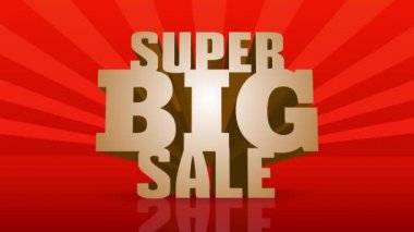 Aşağıdaki gölgelik ve güneş ışınlarıyla kaplı, 3 boyutlu, şaşırtıcı yazı tipiyle beklenen satışı gerçekleştirmenin doğrusal ölçeklendirmesi onları daha da büyütür.