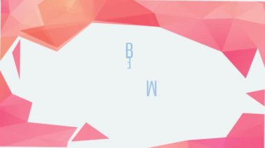 Pembe Soyut Çokgen Şeklinin İçindeki Kelimelerin İçinde Yarım Kalple Yazılan Klasik El Yazısıyla Yazılan Sevgililer Günü Metnim Oluşturma Sırası