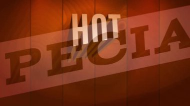 Yüksek Talep ya da Ticari Ticaretle İlgili Ürünlere Görsel Efektler Kullanarak Ateşli Özel Teklif Vermek İçin İlkbahar Hareketi