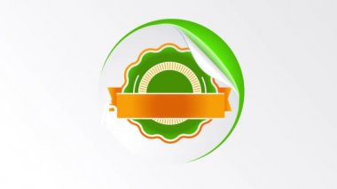 Yeşil bir yüzeyden ayrılan geniş parmaklı sağlıklı organik gıdanın bahar efekti ile yavaşça ölçeklendirilmesi