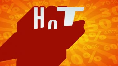 İlkbahar Elementi Büyük Satış Emri Büyük Harf ve Uzun Gölgeler Altının Köşesinde Zoom Efektli Sayılar Veren Büyük Özel Teklif