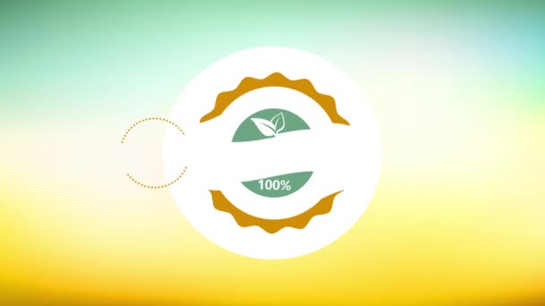 Vitesse Échelle Ramping Motion Shining Natural Eco Friendly Nourishment Concept — Video