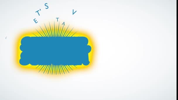 Skala Lätt Sakta Ner Med Vårens Effekt Animation Låter Resa — Stockvideo