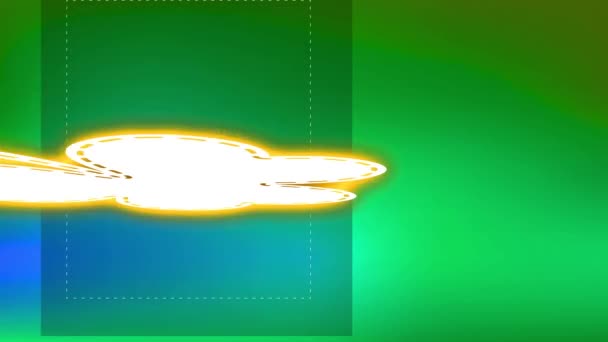 Smooth Speed Ramping Animation Des Lächelnden Patricks Day Text Interior — Stockvideo