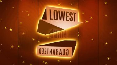 Büyük Bağlantı Mağazaları Satış Duyurusu için Güvenilir Düşük Değerin Yayılma Efektiyle Animasyonu Yavaşlatılıyor