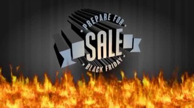 Yaylanan Element Taşımacılığı 3 boyutlu sert yazı tipi ile tasarlanmış büyük bir satış etkinliği düzenlemek için bir sipariş verdi. Sersemletici bir tipografi ile kırmızı, parlak bir disk yakma resmi oluşturuldu