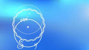 Seyahat acentesinin Doğrusal Hız Azaltma Hareketi Oval Simge Periferik Güneş Sahil Sörf Kulübü Hassas Sahne Üzerindeki Süslü Tema