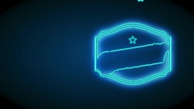 Hız Artırma Hareketi Efekti Meşhur Ticari Ürün İşaretine Uygulandı. Referans: Neon Kalitesi Siyah Sahne Üzerine Ölümcül Kavram Fizzy