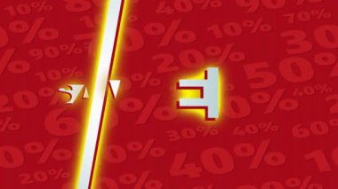 Mağazanın Dönüşü ve Ölçeklendirmesi Mağazanın Vitrinler için Ticaret Reklamı Kırmızı Sahne 'de% 20' den% 50 'ye kadar tasarruf