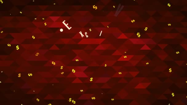 Liniowa Animacja Skalowania Unikalny Nowy Rabat Reklama Tle Tiny Jewel — Wideo stockowe