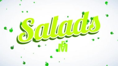 Sebze Bistro Hatıra Defteri Parlak Citrus Renkli Kelimeler Menüsünden çıkan Meyvelerle Kaplanmış Hız Artırma Hareketi