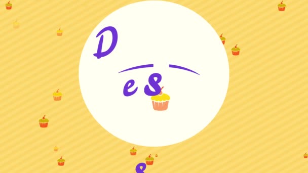 Velocidad Lineal Disminuye Movimiento Del Concepto Cartón Los Postres Torta Para Tienda Pasteles Con Círculo Multicolor Felpa Que Crea Sombra Escena Modelada