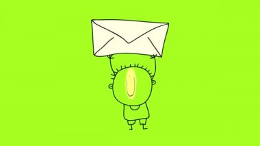 Kırmızı tişörtlü ve sarı pantolonlu bir gencin bahar atlaması ekranın ortasında önemli tıbbi testlerin sonuçlarının kutlanmasının güzel bir parçası.