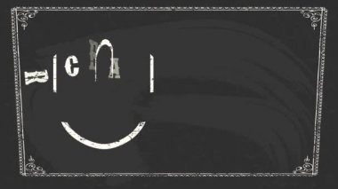 Basit elementlerin eylemsizlik hareketi, ağır metal işçiliği oluşturur. Siyah karatahtadaki kasap bıçağıyla beyaz yırtık pırtık bir rozetle iz bırakır.