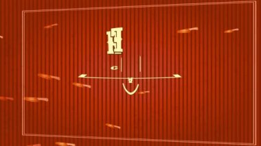 İş yerindeki 70 'lerin süslü amblemi, cinayet işleme manipülasyonu, peluş ve güçlü renkler, üzerinde bıçak ve kurdele var.