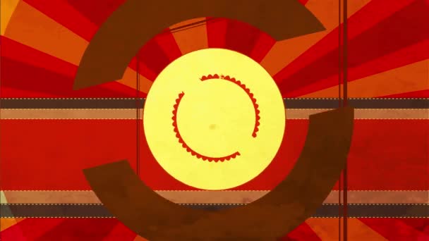 Lineáris Ugrálás Pörgés Animáció Prémium Minőségű Friss Hús Hentes Bolt — Stock videók