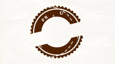 Premium Kalite Kırmızı Et Reklamı 'nın Bahar Zıplayan Kaotik Hareketi İnek Başlıklı İkonun En İyi Teknolojisi ile İşlendi