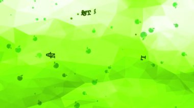 Paketin Atalet Sıçraması Süslü Doğal Ürünler İçin Kapsama Aklı İyi Satışlı Hayati Yeşil Elmalar Modern yazı karakterli 3D kavramsal arka plan