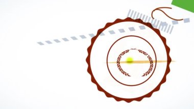 Atalet Hareketi Yeşil Sağlıklı Besinlerin Hızla Arttırılması Besleyici Vitamin Sembolü Yerel Tarım İşletmelerini ve Sağlıklı Açlığı Desteklemek İçin