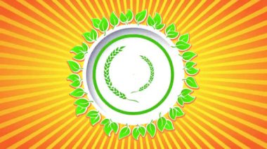 Zıplama, sürdürülebilirlik gereksinimleri için turuncu ve yeşil renklerle yüzde 100 organik içerikli atalet kaydırağıyla birleşir.