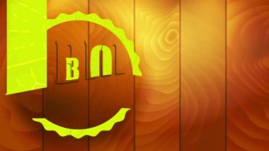 İlkbahar Etkisi Animasyonuyla Yavaş Ölçeklendirme İyilik İçin Biyolojik Etki Özel Çevre Değer Standartları Retro Bileşeniyle Ahşap Doku Sahnesi