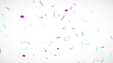 Çok renkli konfeti ve girişimciliğe başlayan insanlar için açık harfli ilk 1000 takipçi için atalet sıçraması ve kutlama anonsları