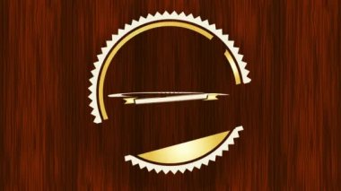 Profesyonel Biftek Uzmanlaşması 'nın Bahar Zıplayan Karmaşık Hareketi Parlak İkonda Jambon Bacağı ve Taze Et Ürünleri Temsilcisi Kasap Dükkanı