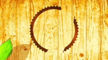 Baharatlı Element Verimli Arkaplanda Ahşap İşletme Tarzı ile Doğal Vejetaryen Gıda Ürünleri Teması Düzenleme ve Süsleme