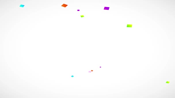 Scaling Gemakkelijk Vertragen Met Lente Effect Animatie Van Ceremonie Aankondiging — Stockvideo