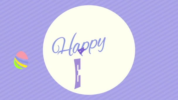 Élément de printemps Déplacement d'un ordre pour composer douce invitation de Pâques heureuse pour les enfants Fête et dîner de chasse aux œufs avec forme minimaliste et couleurs douces 