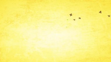 Minimalist Fancy Sağlıklı Çiftlik Alimanının Yumuşak Süratli Animasyonu Klasik Arkaplanda Meyve ve ve Yaprak Yıldızı Sembolü