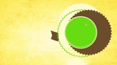 Dönen ve zıplayan elementler, pazarlama için geri dönüş markası oluşturur. Yerel olarak yetişen, saf, sağlıklı bir çiftlik bağları sunar. Karton desenli uzayda iyi gider.