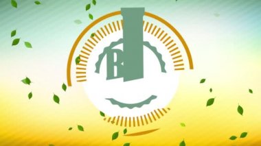 Çizgili arka planda 70 'lik süslü yuvarlak sembol içeren Çevre Gıda Sözleşmesi için Biyolojik İyilik İşaretinin Doğrusal Ölçeklendirilmesi